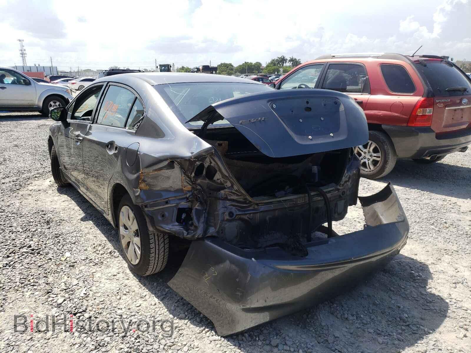 2012 HONDA CIVIC - VIN: 2HGFB2F52CH303382 - Фото 3