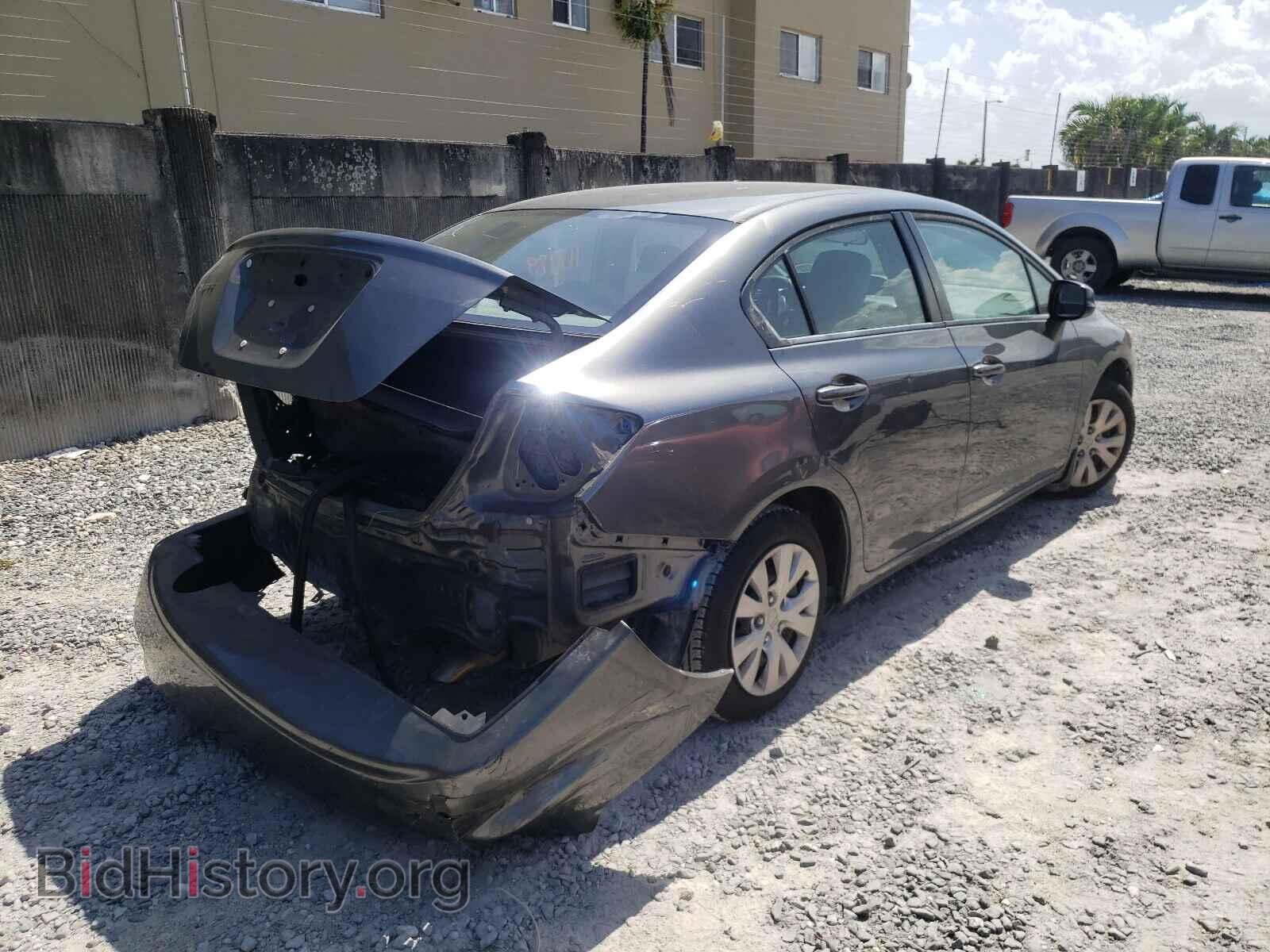 2012 HONDA CIVIC - VIN: 2HGFB2F52CH303382 - Фото 4
