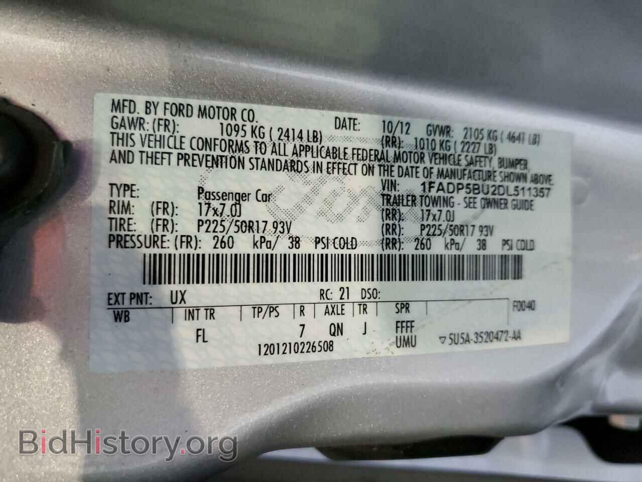 2013 FORD CMAX - VIN: 1FADP5BU2DL511357 - Photo 13