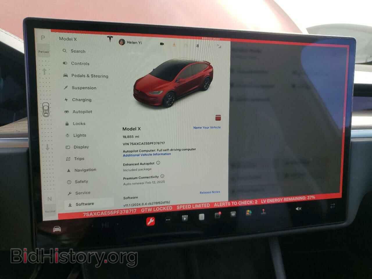 2023 TESLA MODEL X - VIN: 7SAXCAE55PF378717 - Photo 9