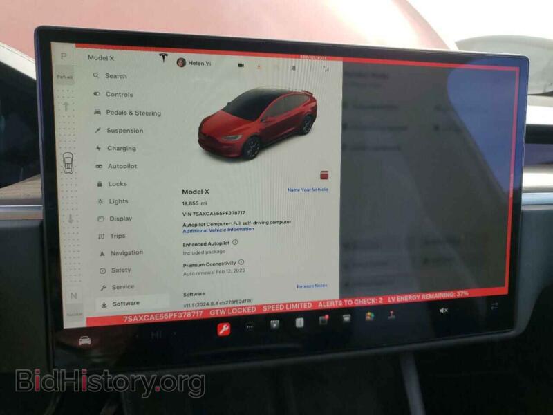 2023 Tesla MODEL X (VIN 7SAXCAE55PF378717) — photo 9 of 12