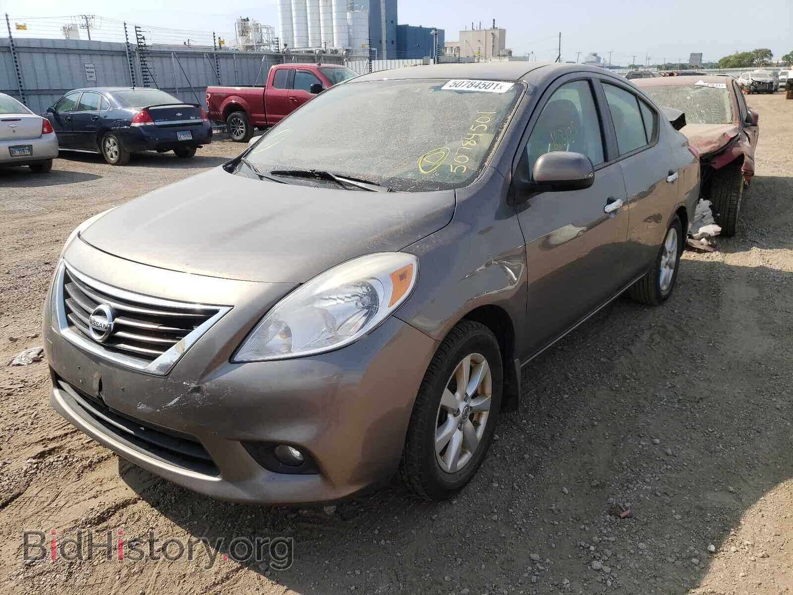 2012 NISSAN VERSA - VIN: 3N1CN7AP7CL930068 - Фото 2