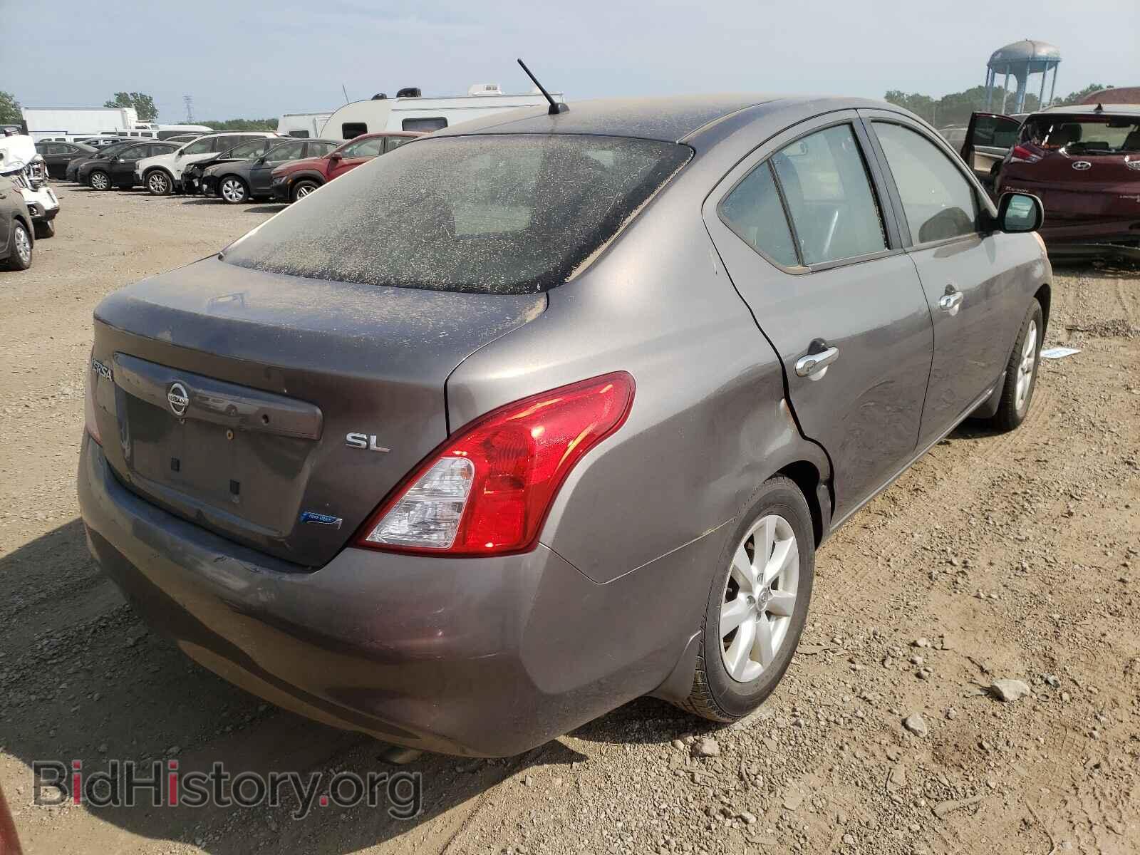 2012 NISSAN VERSA - VIN: 3N1CN7AP7CL930068 - Фото 4
