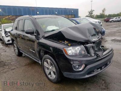 2017 Jeep COMPASS LA, черный — VIN 1C4NJCEB8HD211045, Copart