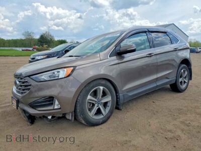 2019 Ford EDGE SEL, светло-коричневый — VIN 2FMPK4J95KBB79663, Copart