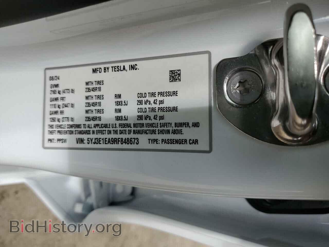2024 TESLA MODEL 3 - VIN: 5YJ3E1EA9RF848673 - Photo 14