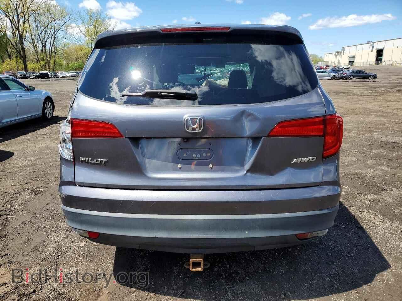 2016 HONDA PILOT - VIN: 5FNYF6H56GB019393 - Фото 6