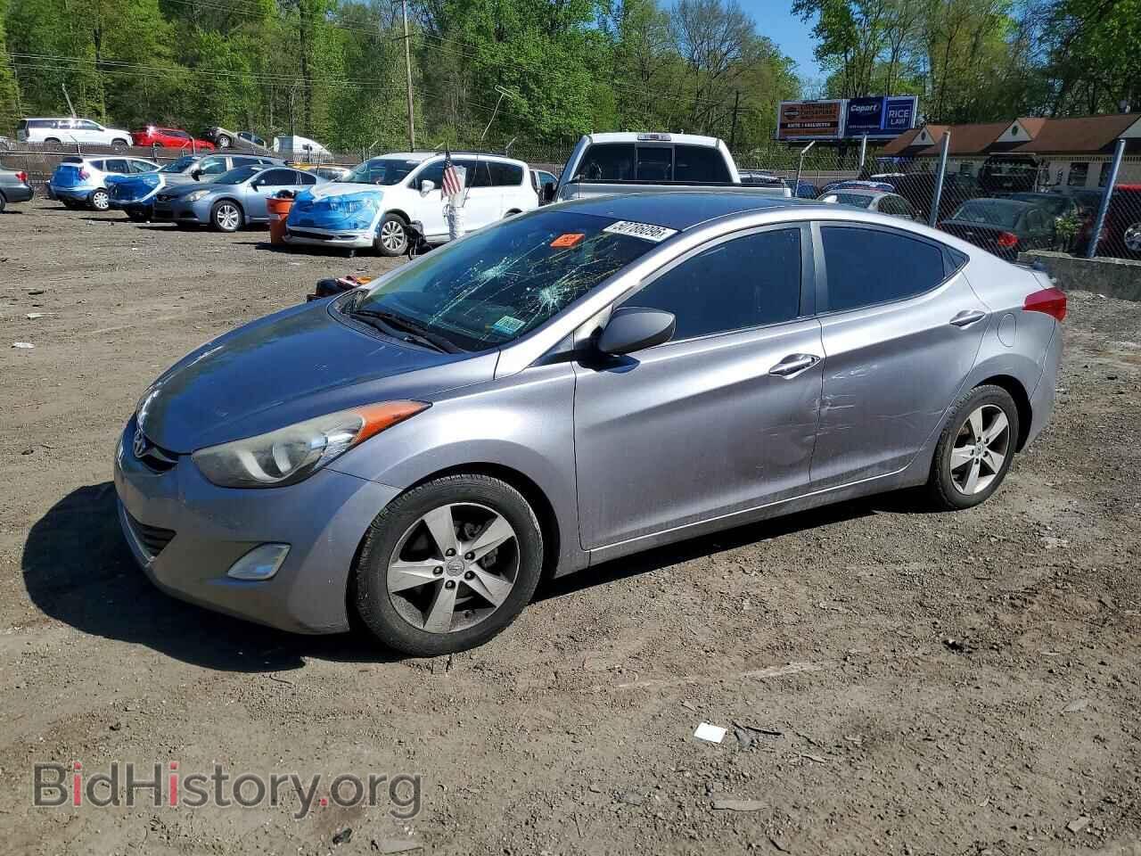 Photo KMHDH4AE2CU189383 - HYUNDAI ELANTRA 2012