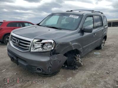 2013 Honda PILOT EXL, серый — VIN 5FNYF4H59DB054185, Copart