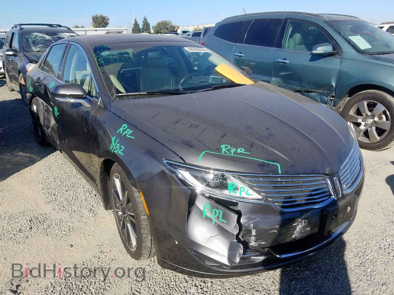 Фотография 3LN6L2LU9GR620685 - LINCOLN MKZ HYBRID 2016