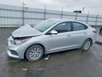 2019 Hyundai ACCENT SE, серебристый — VIN 3KPC24A33KE075843, Copart