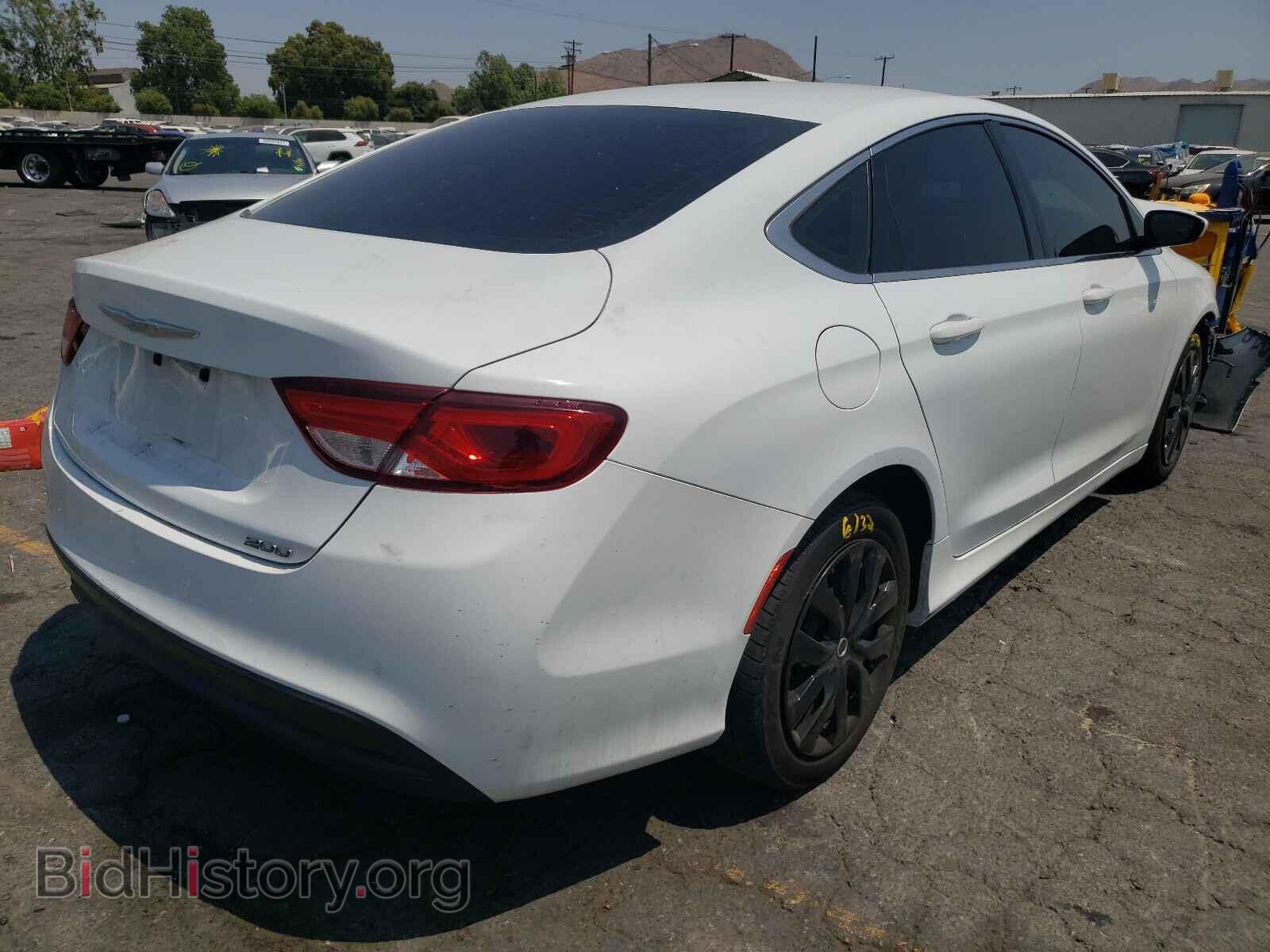 2016 CHRYSLER 200 - VIN: 1C3CCCFB0GN139481 - Фото 4