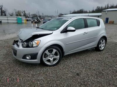 2013 Chevrolet SONIC LTZ, silver — VIN 1G1JE6SG7D4238308, Copart
