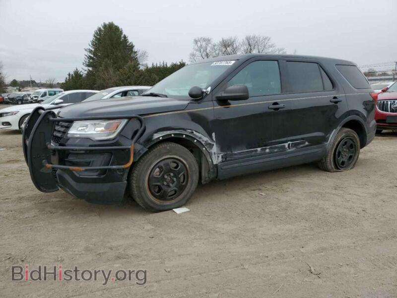 2018 Ford EXPLORER Police Interceptor (VIN 1FM5K8AR9JGB12456) — photo 1 of 14, Copart, damage: side