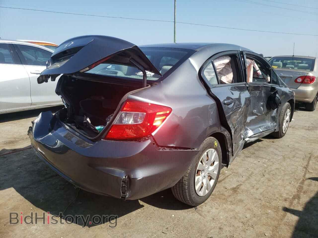 2012 HONDA CIVIC - VIN: 19XFB2F51CE083520 - Фото 4