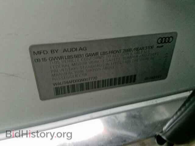 2016 AUDI A8 - VIN: WAU34AFD0GN007770 - Фото 10