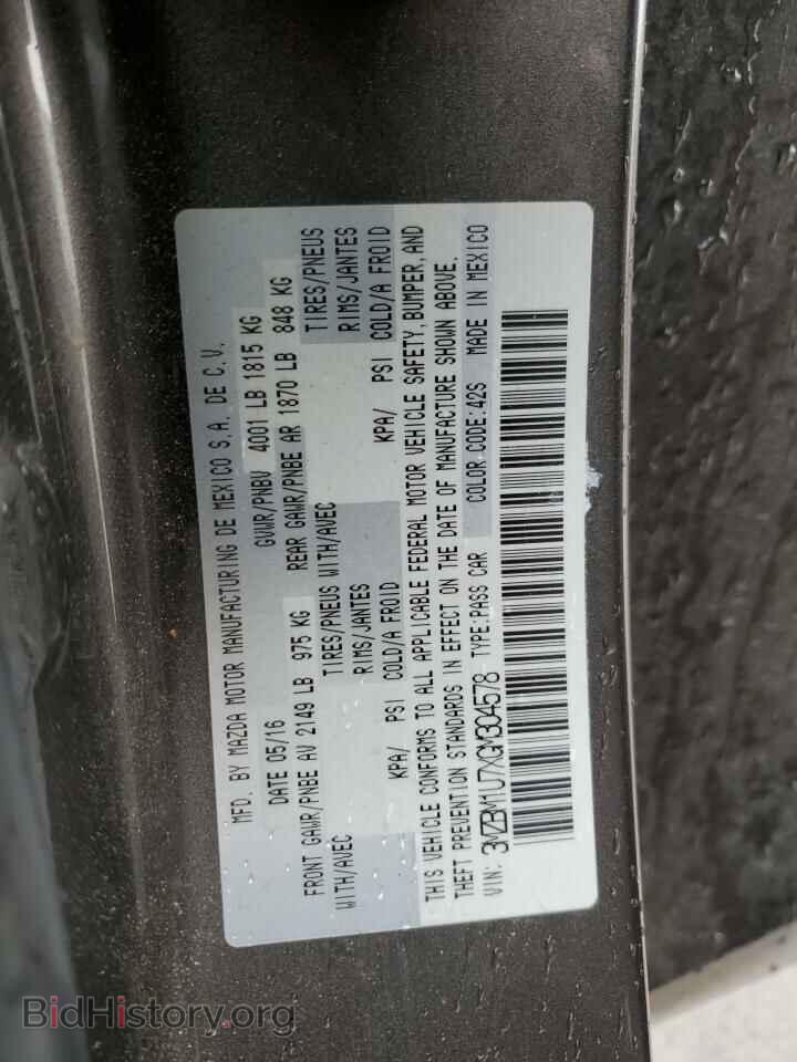 2016 MAZDA 3 - VIN: 3MZBM1U7XGM304578 - Фото 14
