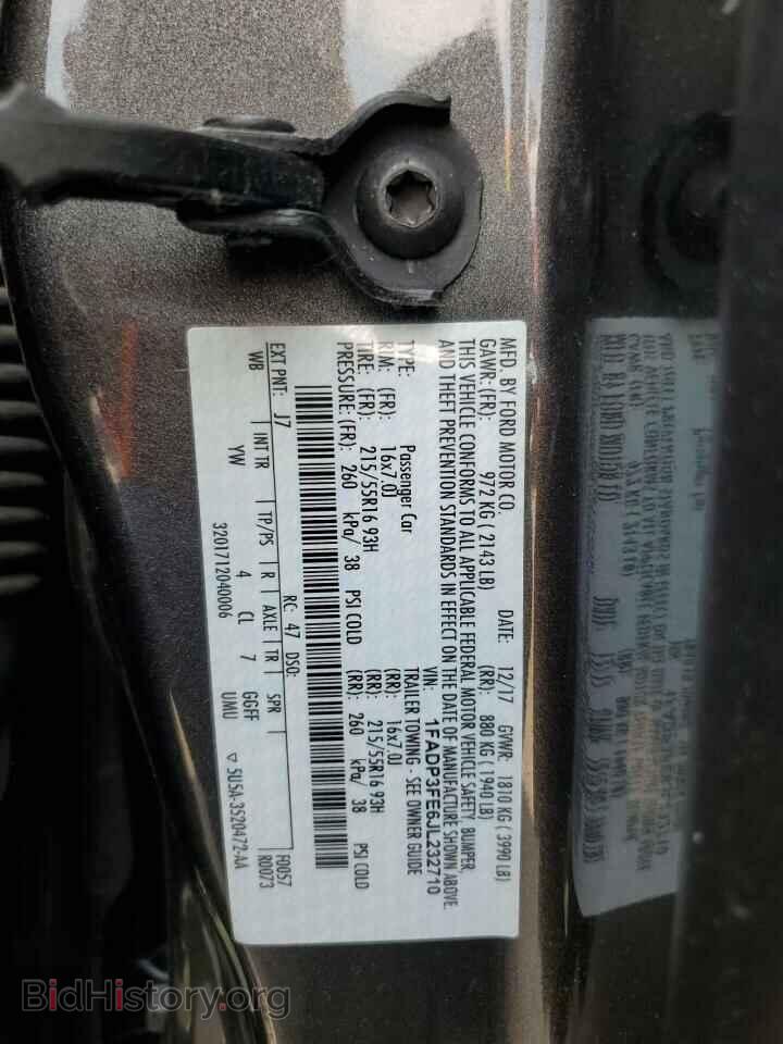 2018 FORD FOCUS - VIN: 1FADP3FE6JL232710 - Фото 12