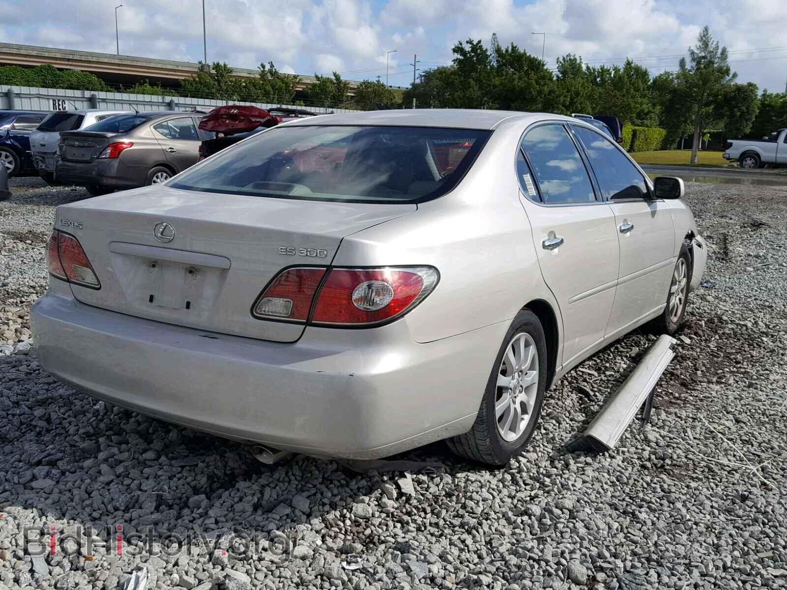 2003 LEXUS ES300 - VIN: JTHBF30G936007471 - Фото 4