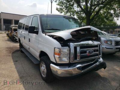 2014 Ford ECONOLINE, white — VIN 1FBNE3BL2EDA93768, Copart