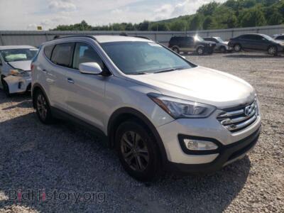 2014 Hyundai SANTA FE SANTA FE S, silver — VIN 5XYZU3LB6EG124284, Copart