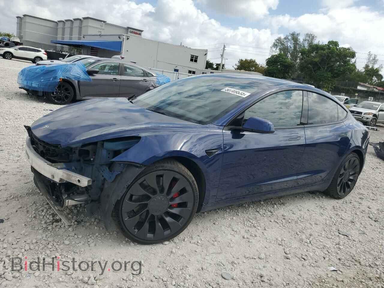 Photo 5YJ3E1EC6NF254487 - TESLA MODEL 3 2022