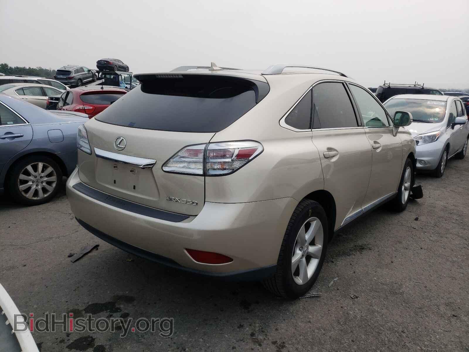 2011 LEXUS RX350 - VIN: 2T2BK1BA1BC083604 - Фото 4
