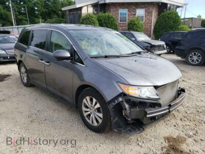 2016 Honda ODYSSEY Odyssey EX, серый — VIN 5FNRL5H67GB016700, Copart