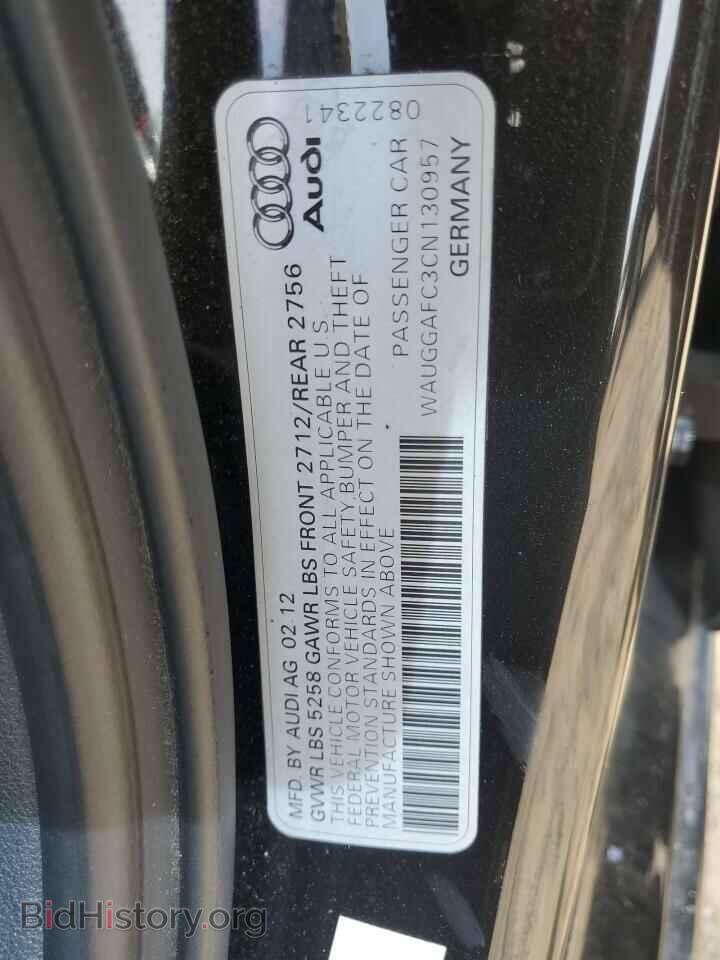 2012 AUDI A6 - VIN: WAUGGAFC3CN130957 - Photo 14