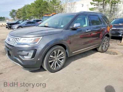 2017 Ford EXPLORER Platinum, gray — VIN 1FM5K8HT3HGB04736, Copart