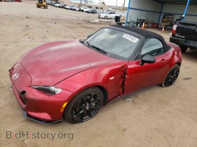 2020 Mazda MX5 MX-5 Miata, красный — VIN JM1NDAC72L0414006, Copart