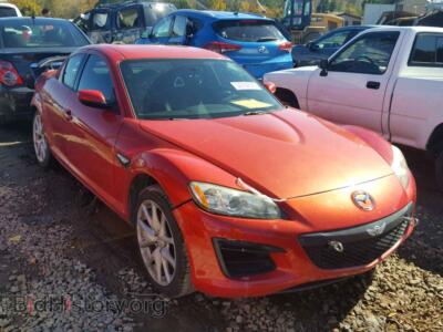 2011 Mazda RX8, красный — VIN JM1FE1RP6B0405252, Copart
