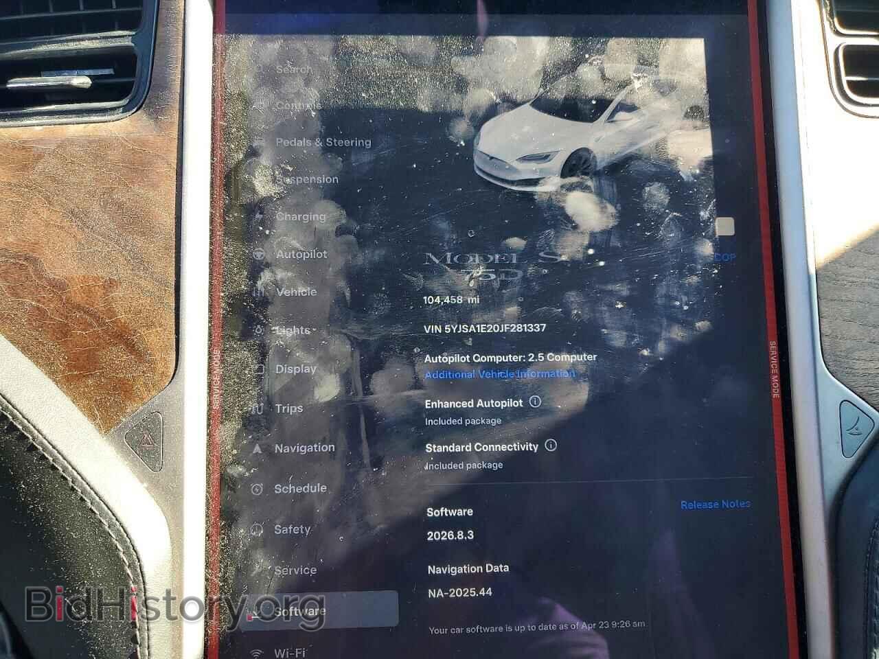 2018 TESLA MODEL S - VIN: 5YJSA1E20JF281337 - Фото 9
