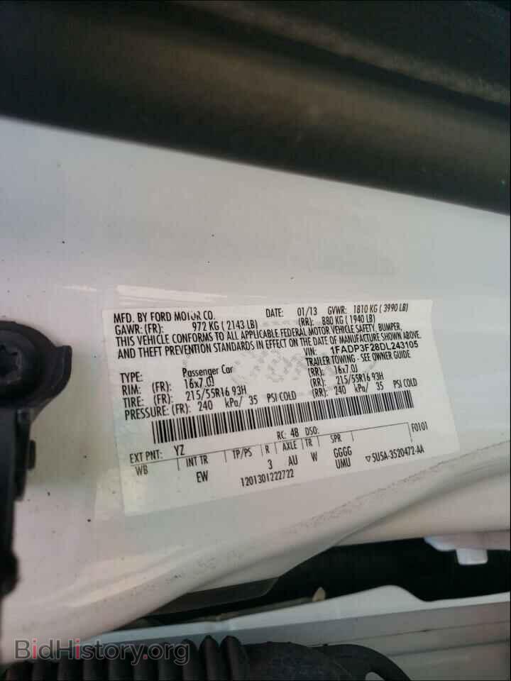 2013 FORD FOCUS - VIN: 1FADP3F28DL243105 - Photo 10