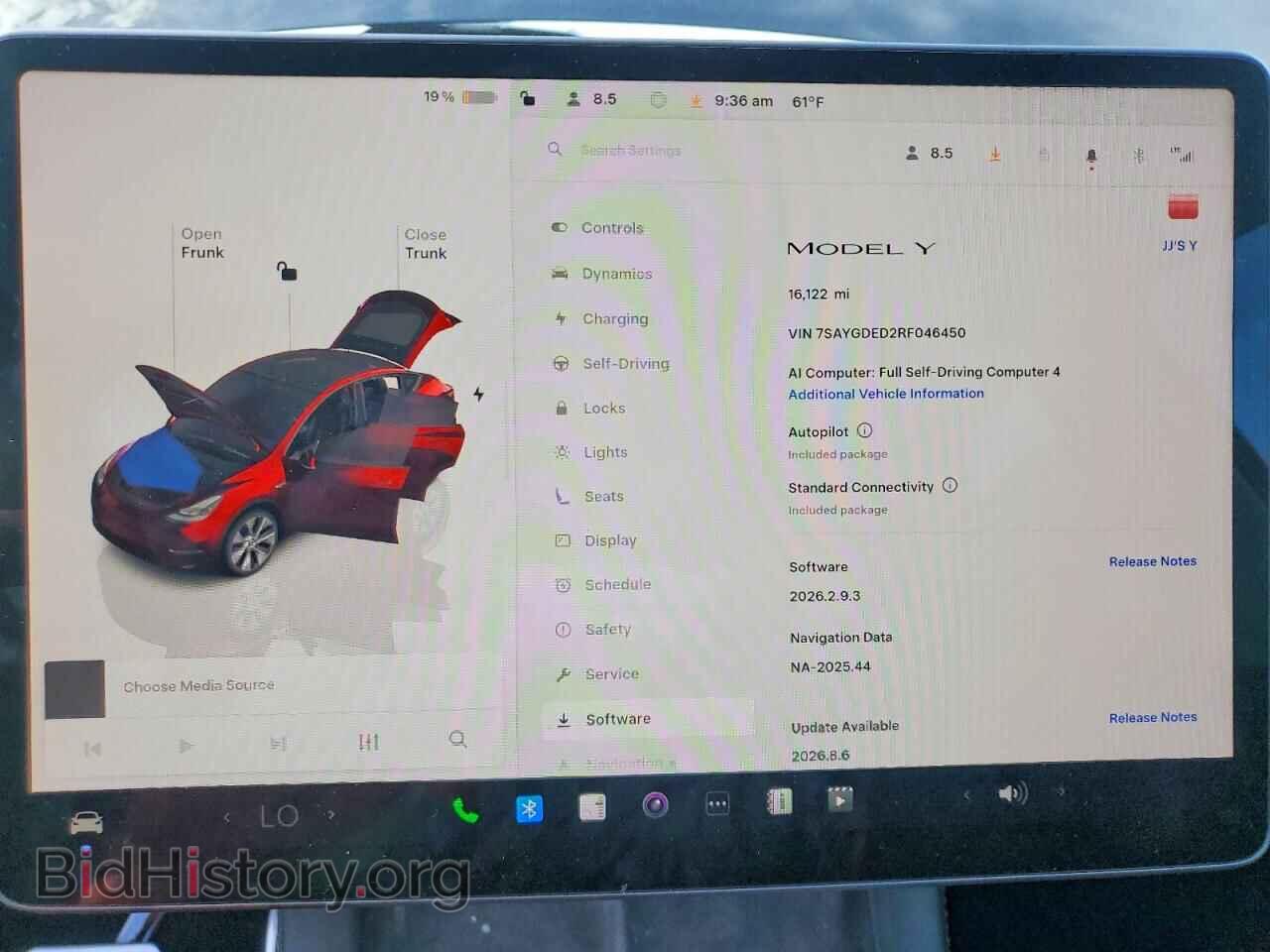 2024 TESLA MODEL Y - VIN: 7SAYGDED2RF046450 - Фото 9