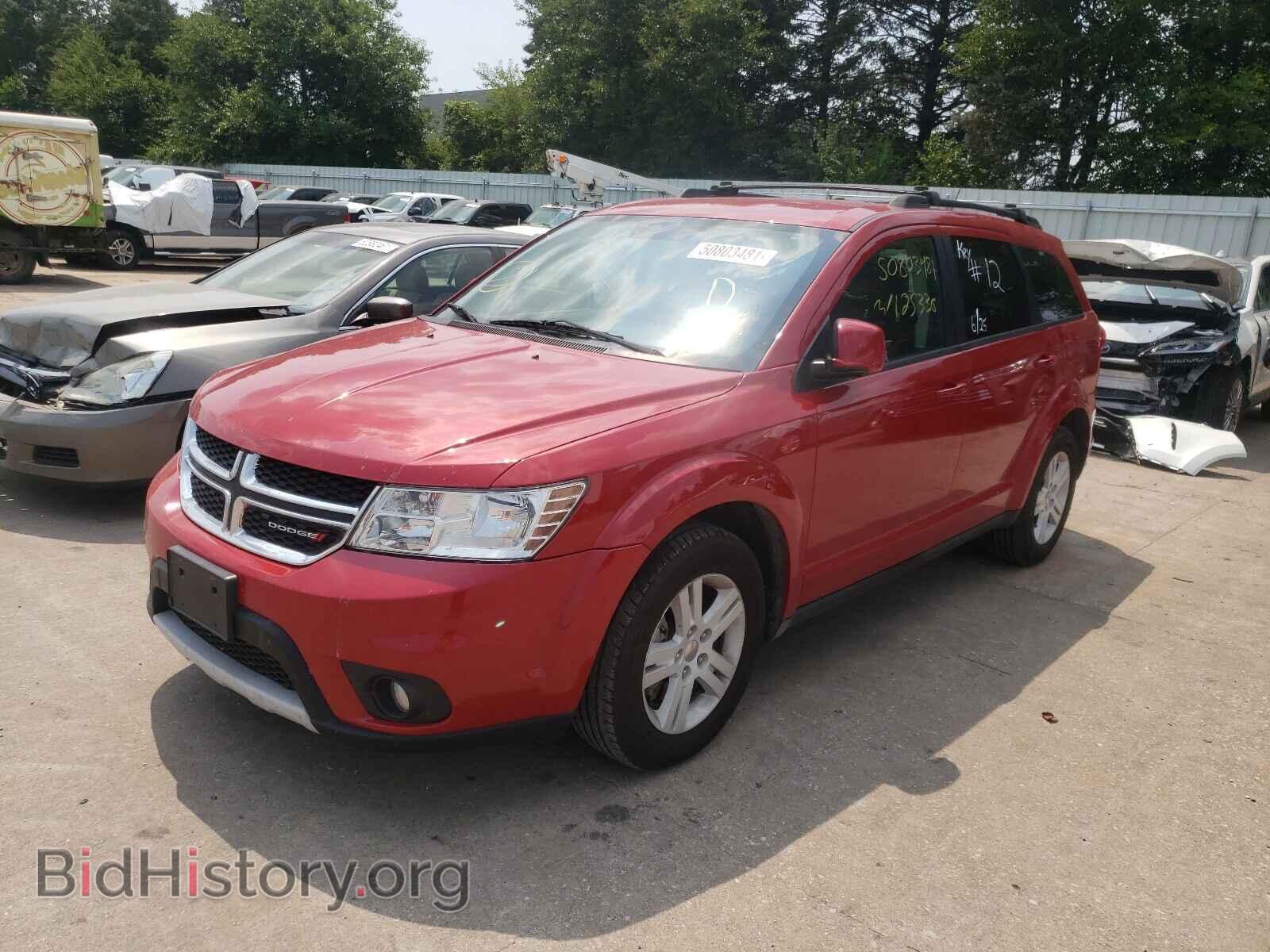 2012 DODGE JOURNEY - VIN: 3C4PDCBB8CT323481 - Фото 2