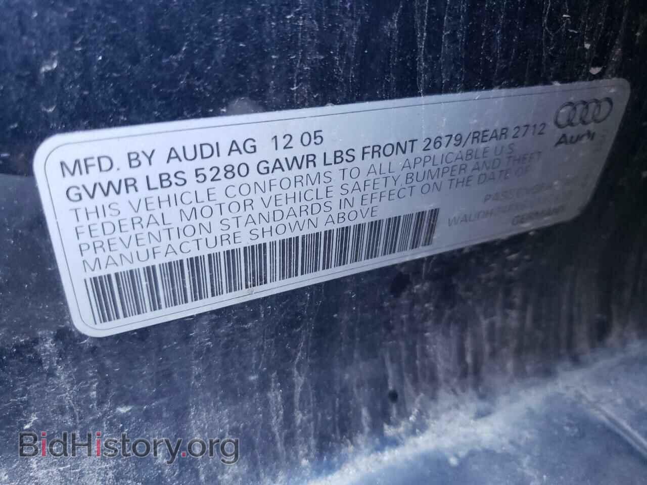 2006 AUDI A6 - VIN: WAUDH74FX6N117837 - Фото 10
