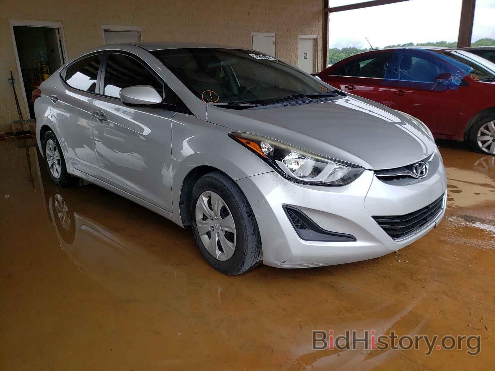 Photo 5NPDH4AE5GH770381 - HYUNDAI ELANTRA 2016