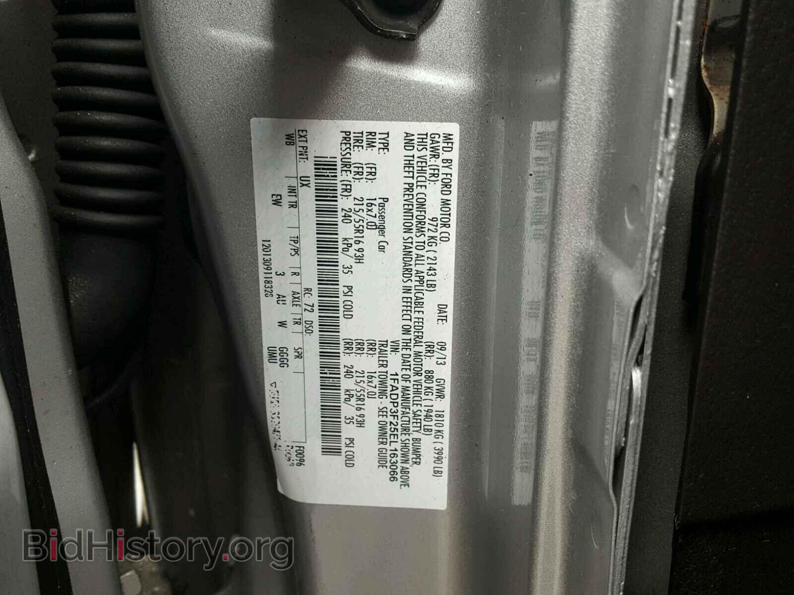 2014 FORD FOCUS - VIN: 1FADP3F25EL163066 - Фото 10