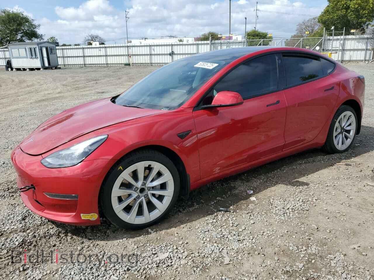 Фотография 5YJ3E1EA5NF155772 - TESLA MODEL 3 2022