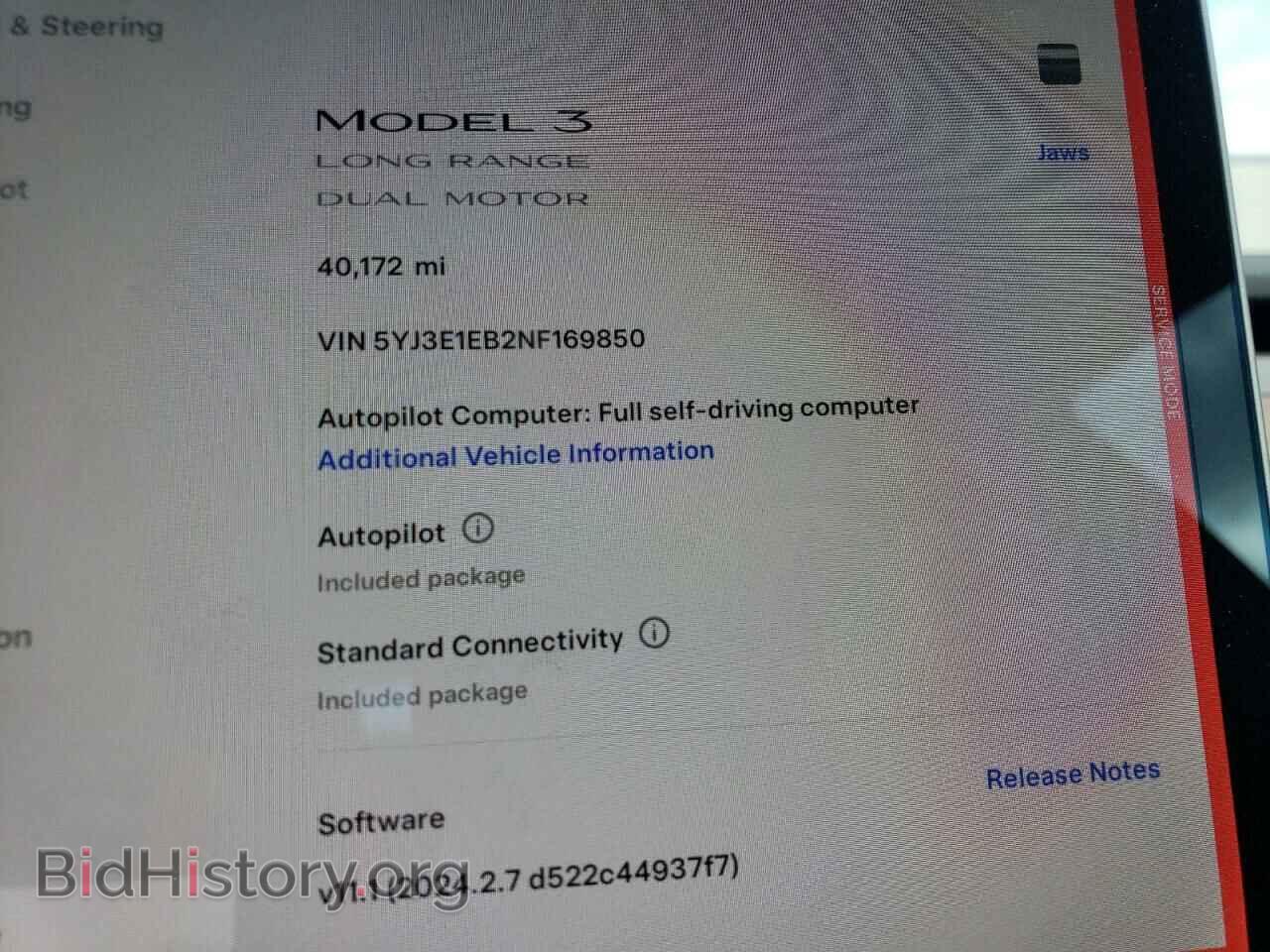 2022 TESLA MODEL 3 - VIN: 5YJ3E1EB2NF169850 - Фото 9