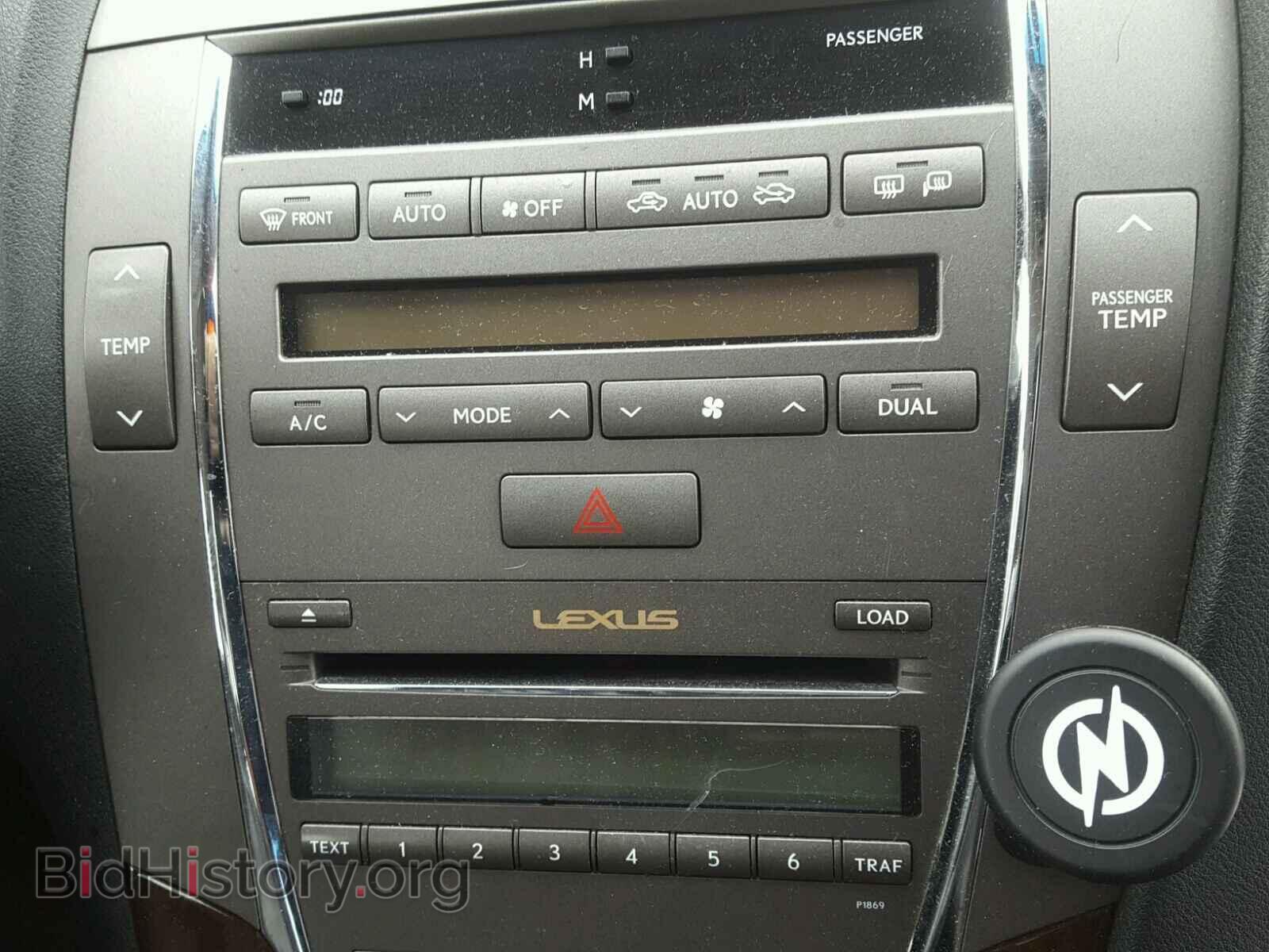 2010 LEXUS ES350 - VIN: JTHBK1EG8A2348793 - Фото 9
