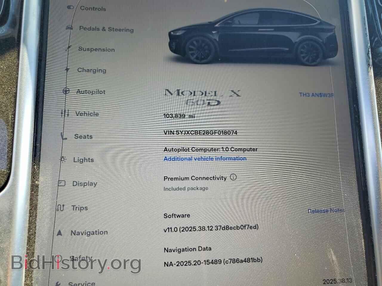 2016 TESLA MODEL X - VIN: 5YJXCBE28GF018074 - Photo 9