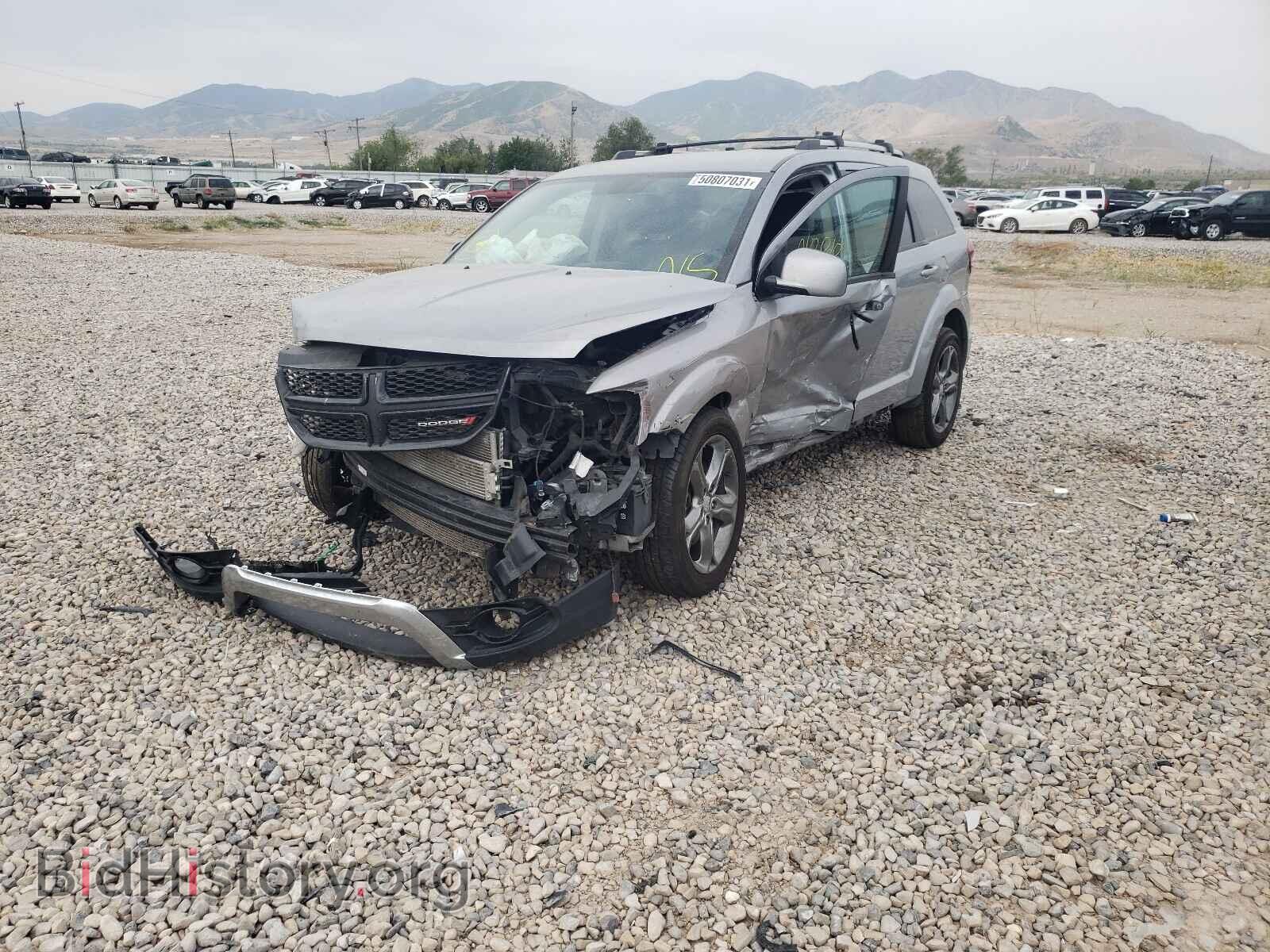 2015 DODGE JOURNEY - VIN: 3C4PDDGGXFT633355 - Фото 2