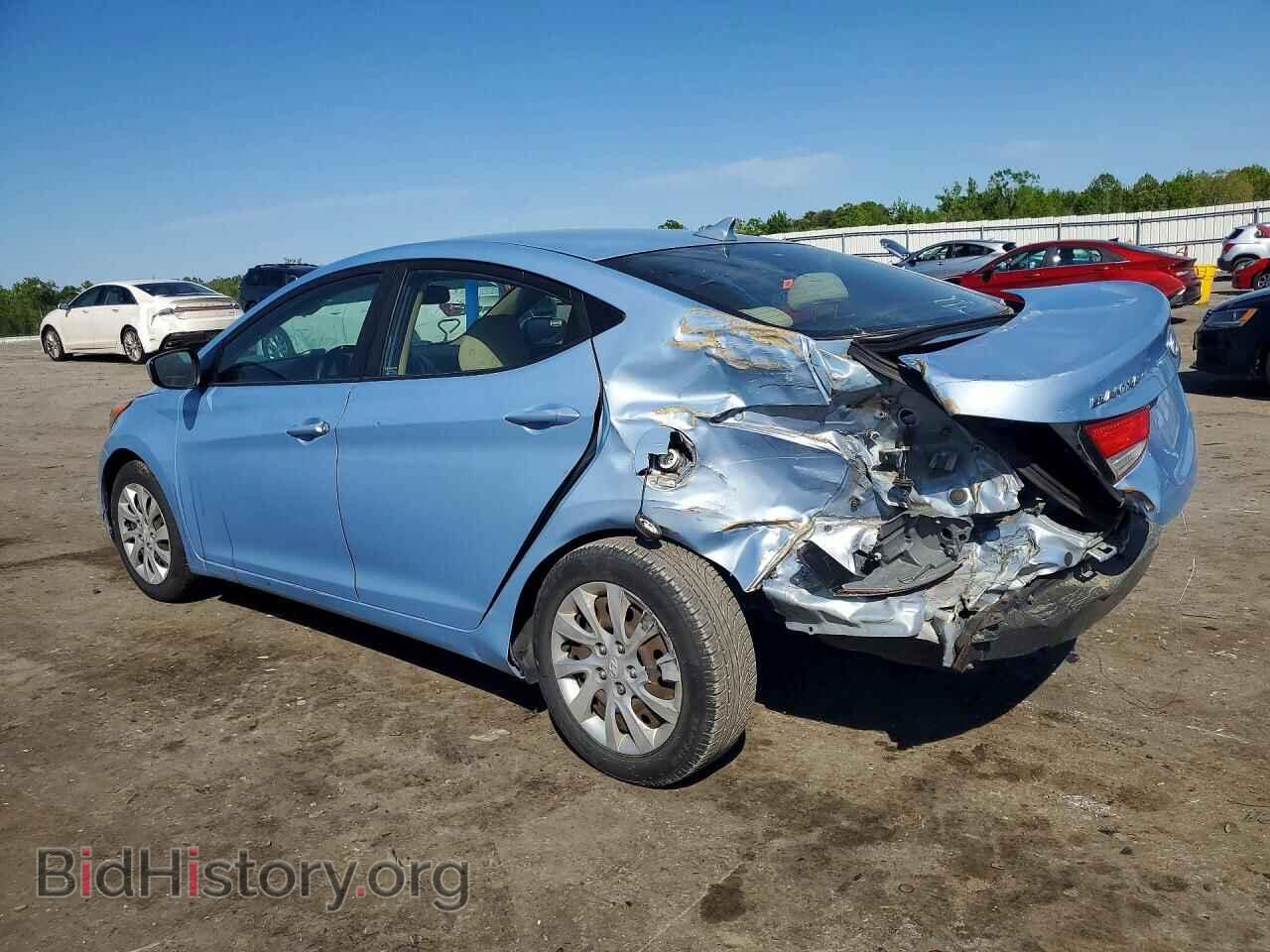 2012 HYUNDAI ELANTRA - VIN: KMHDH4AE0CU281110 - Фото 2
