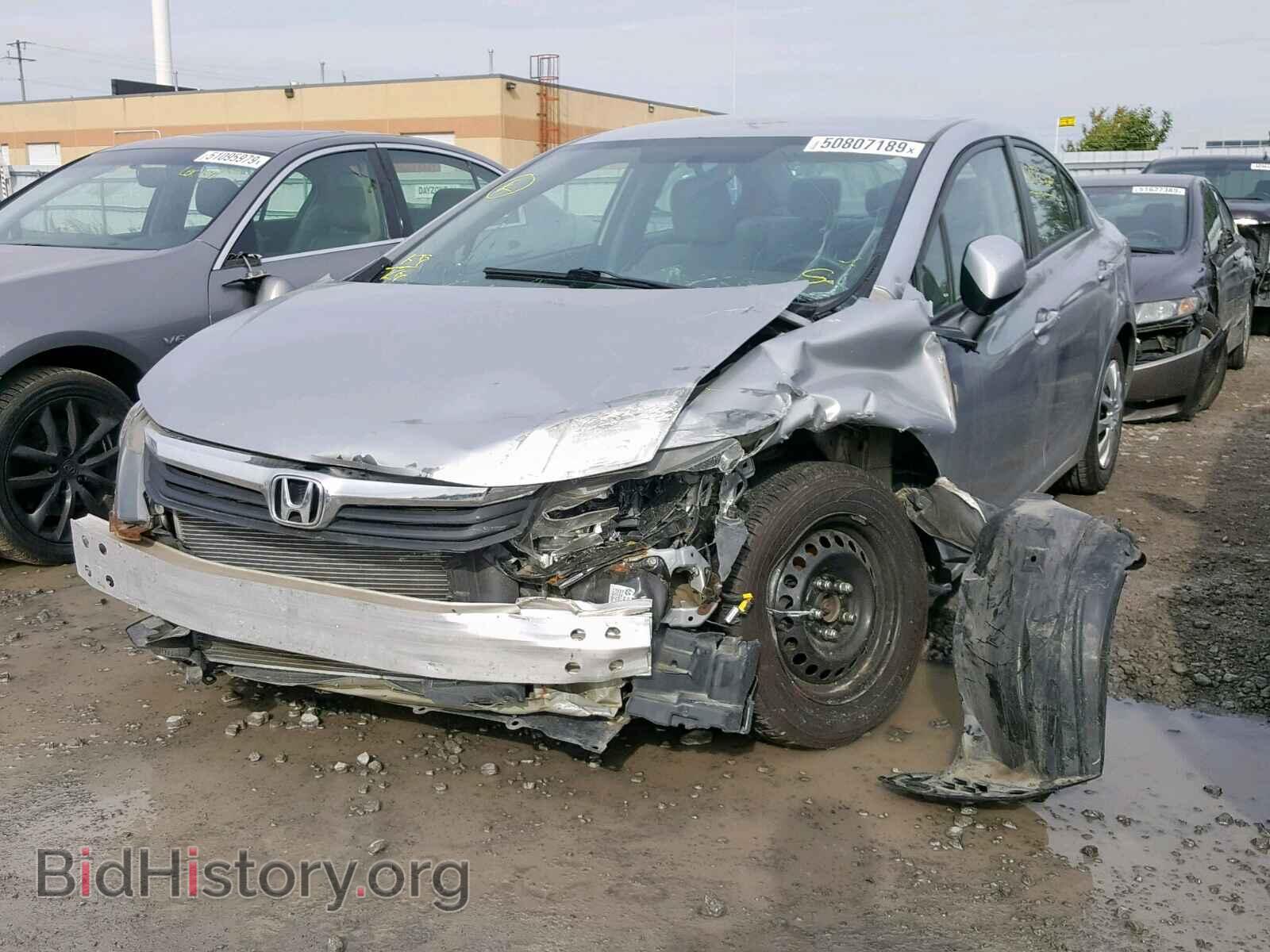 2012 HONDA CIVIC LX - VIN: 2HGFB2F46CH048128 - Фото 2