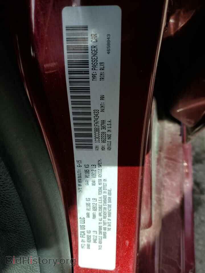 2015 CHRYSLER 200 - VIN: 1C3CCCBB1FN743433 - Фото 13