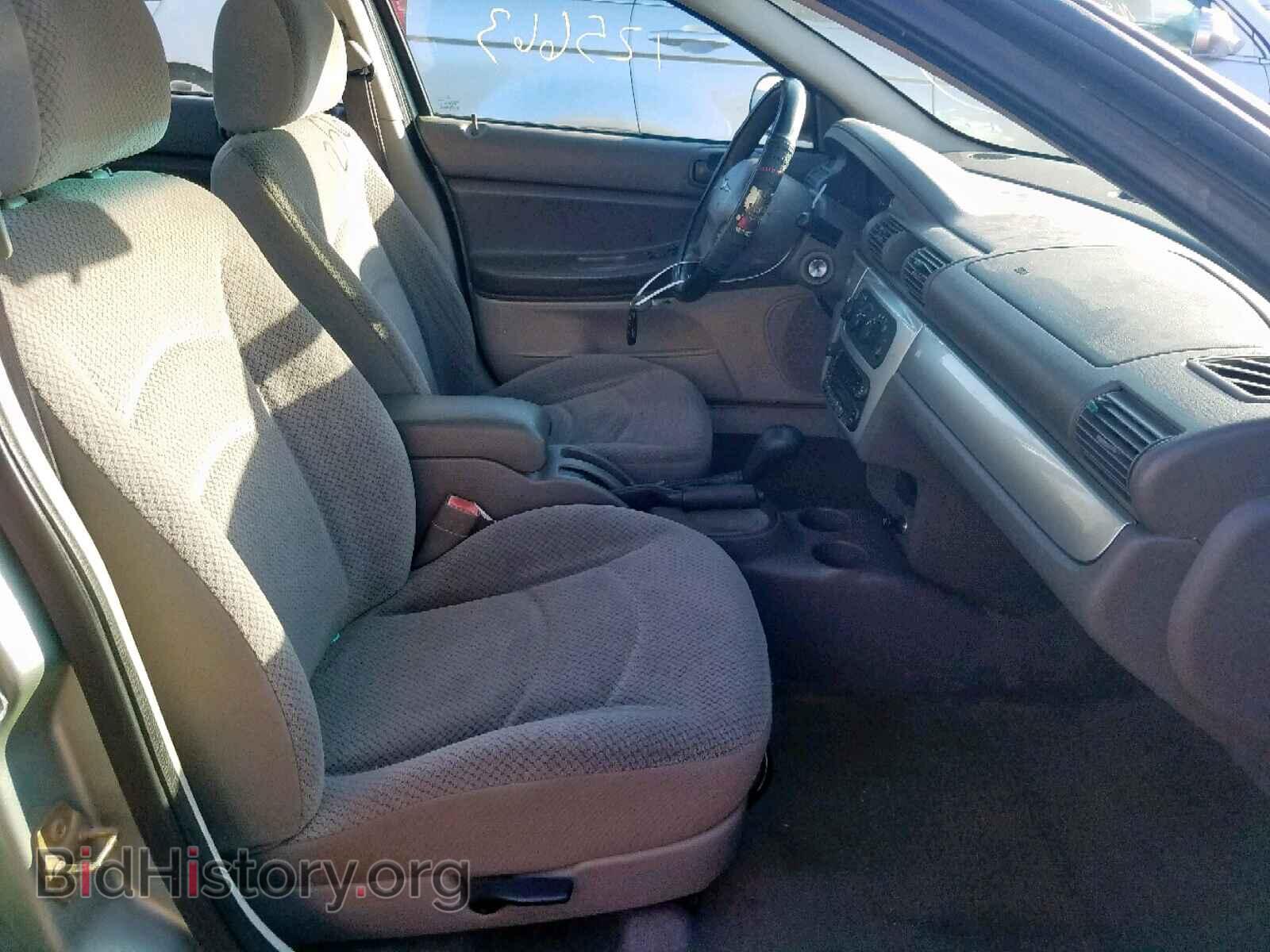 2006 CHRYSLER SEBRING - VIN: 1C3EL56R86N216159 - Фото 5