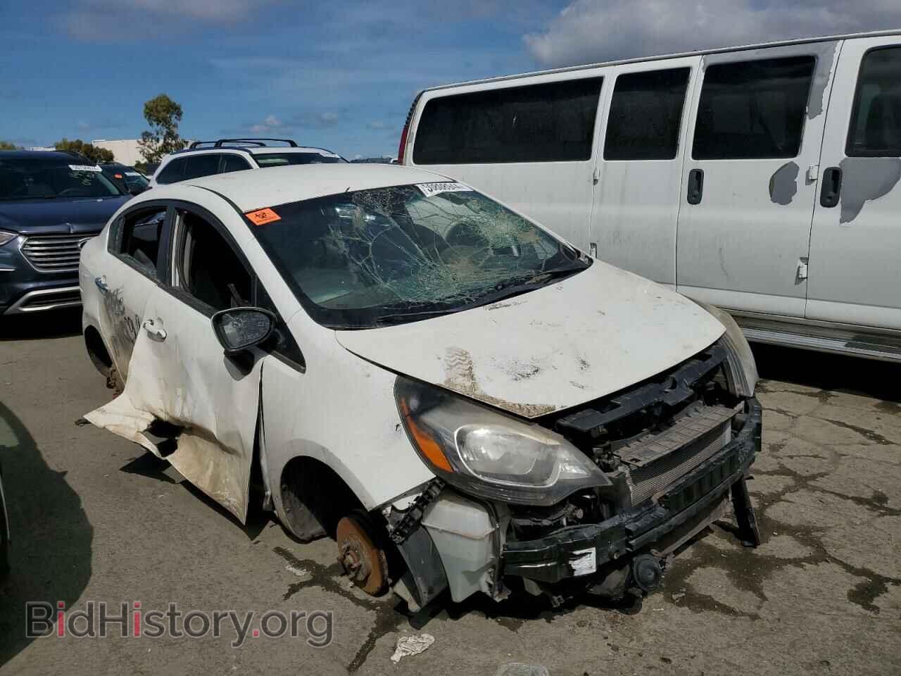 2014 KIA RIO - VIN: KNADM4A37E6348448 - Фото 4