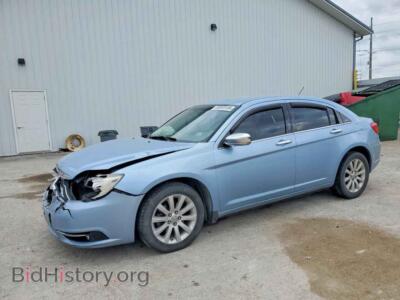 2014 Chrysler 200 Limited, синий — VIN 1C3CCBCG1EN180225, Copart
